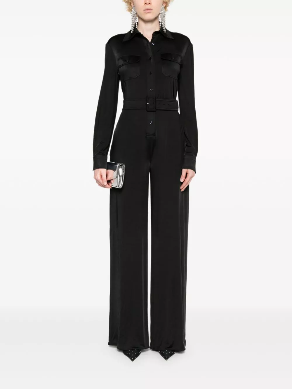 Affordable TOM FORD straight-leg jersey jumpsuit Women 0124