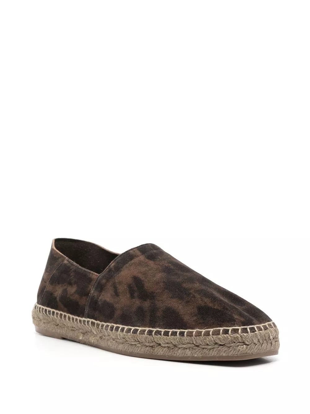 Cheap TOM FORD cheetah-print suede espadrilles Men 0125