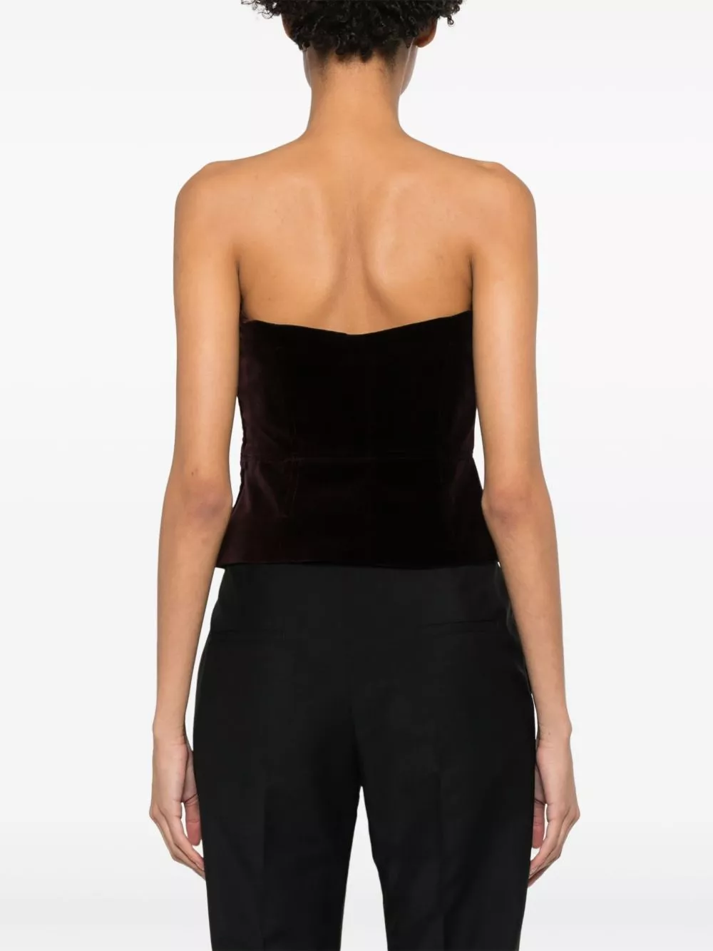 Affordable TOM FORD cotton velvet corset Women 0124