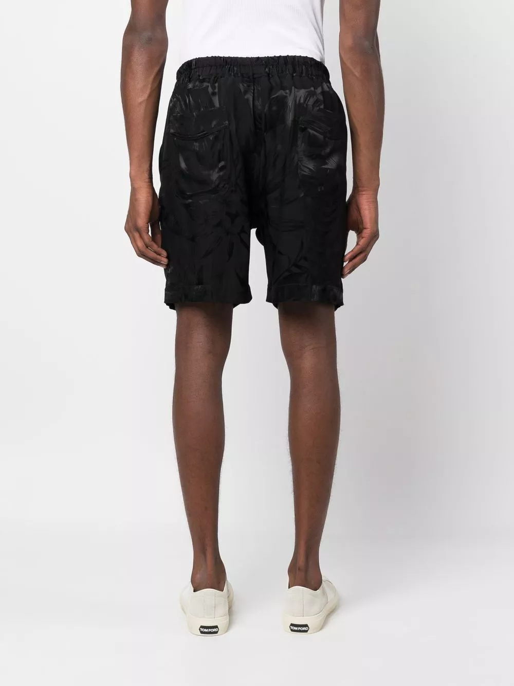 Affordable TOM FORD leaf-print shorts Men 0130