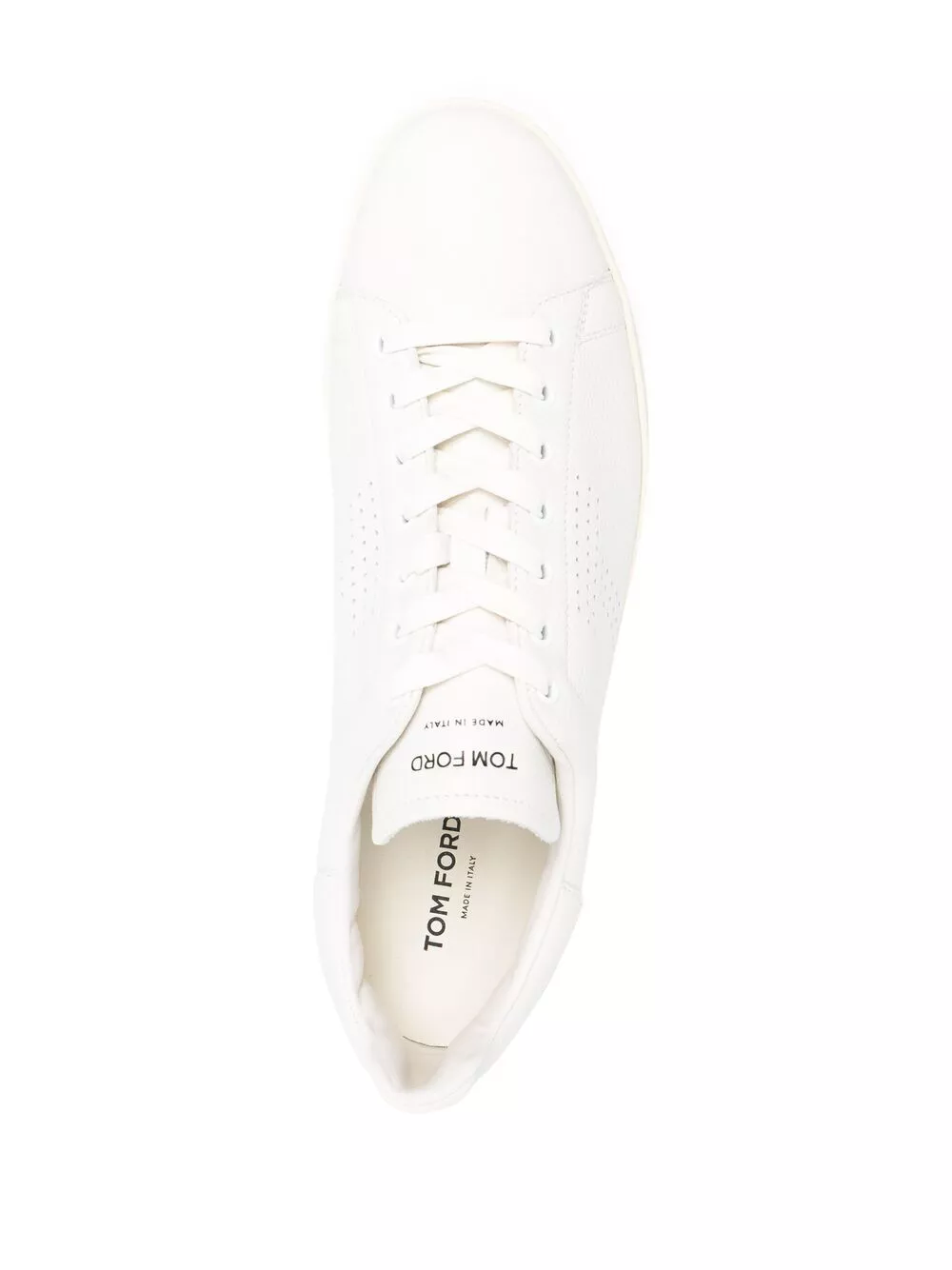 Cheap TOM FORD punch-hole detail lace-up sneakers Men 0127