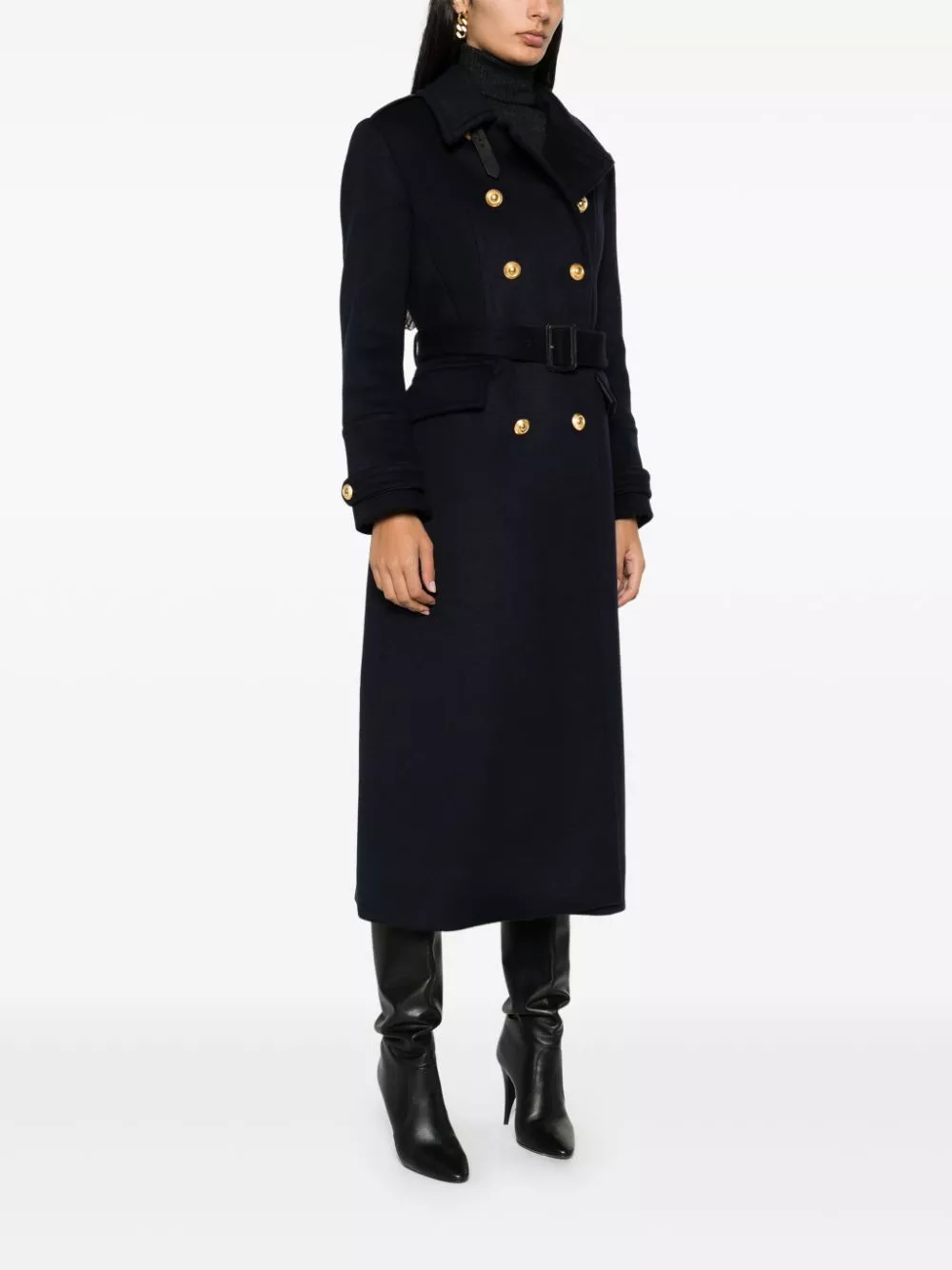 Affordable TOM FORD double-breasted military coat Women 0119