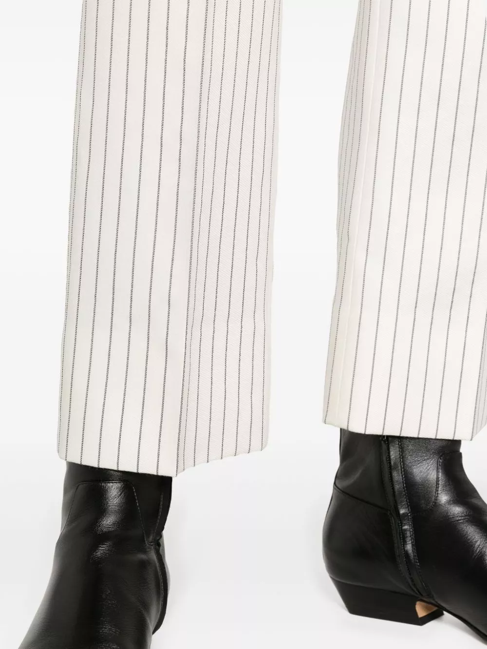 Affordable TOM FORD striped straight-leg trousers Women 0123