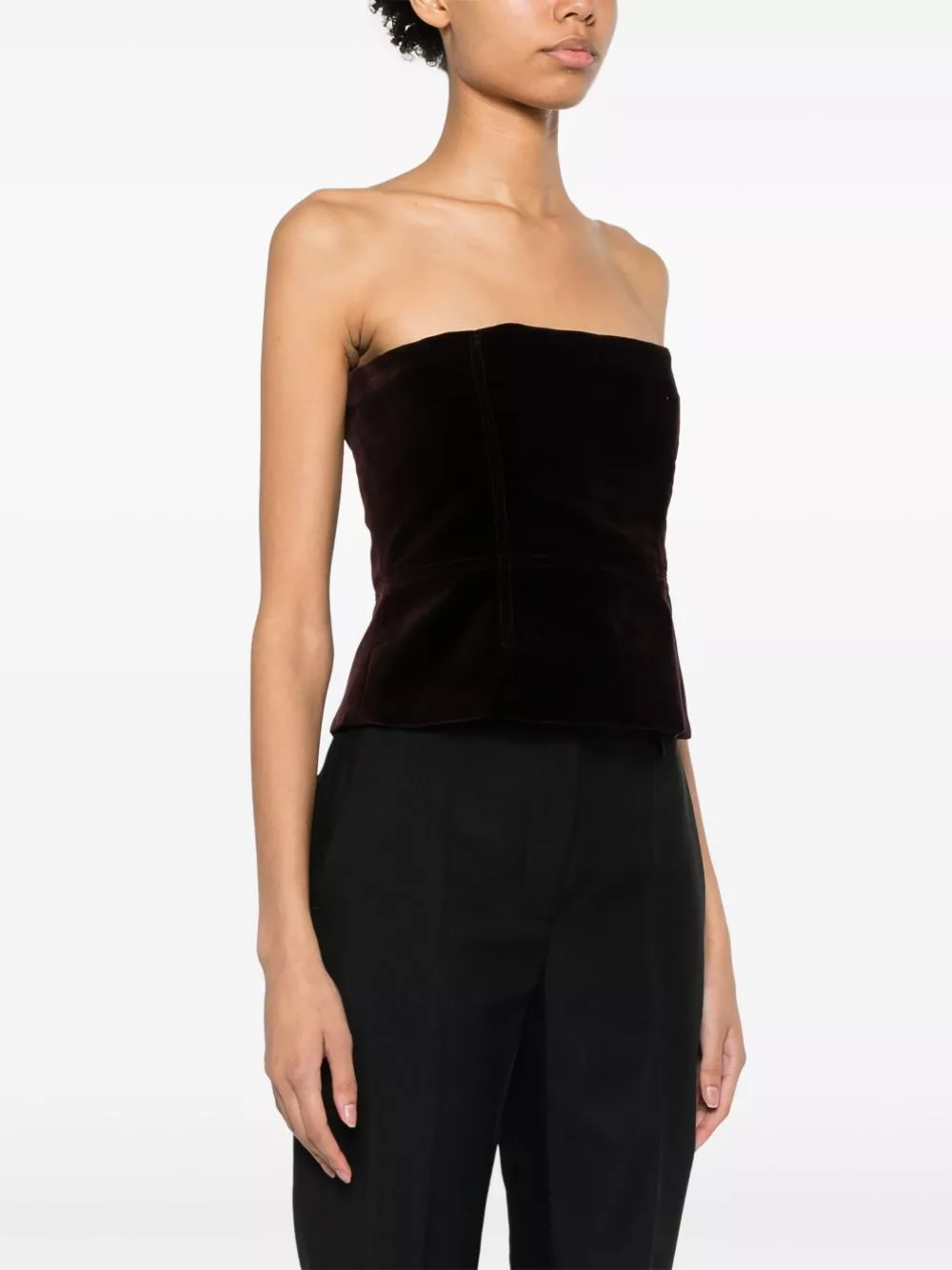 Affordable TOM FORD cotton velvet corset Women 0124