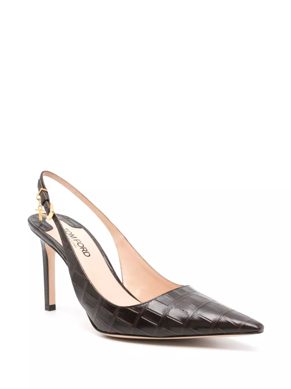 Cheap TOM FORD Angelina 85mm leather pumps Women 0120