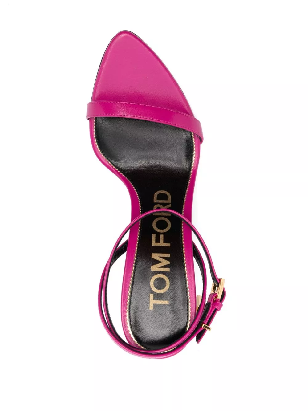 Affordable TOM FORD Naked 95 padlock-detailed sandals Women 0120