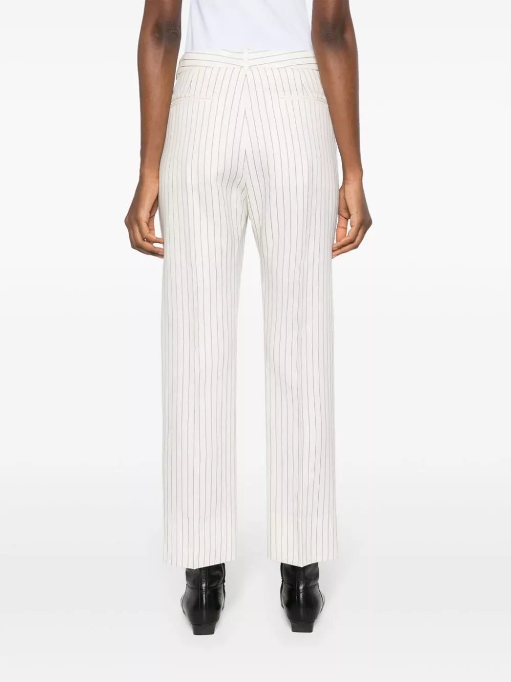 Affordable TOM FORD striped straight-leg trousers Women 0123