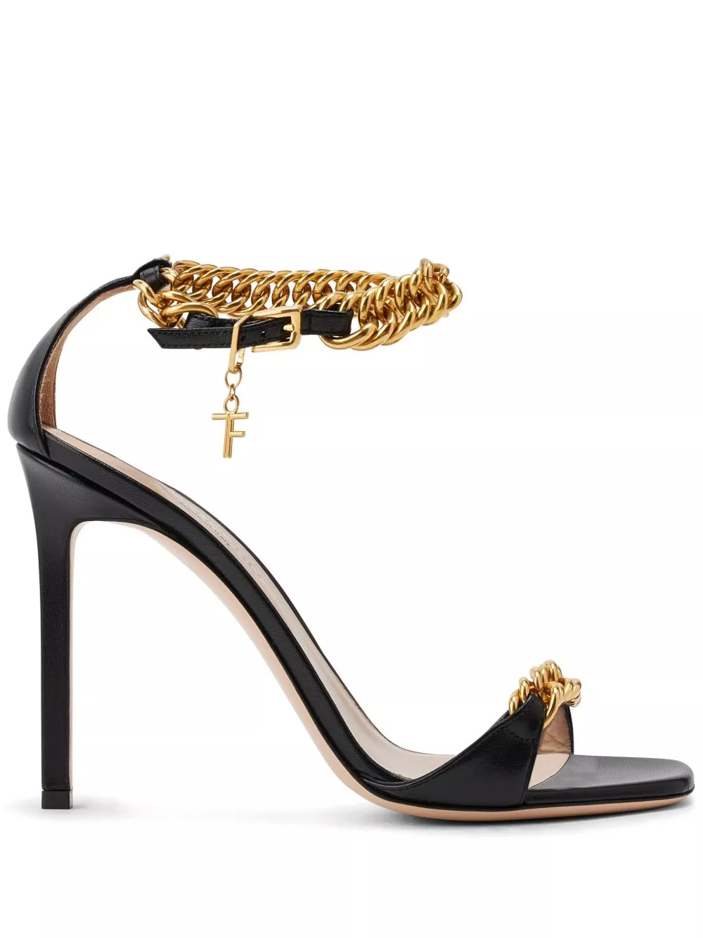 TOM FORD Zenith 105mm chain-link sandals Women 0129