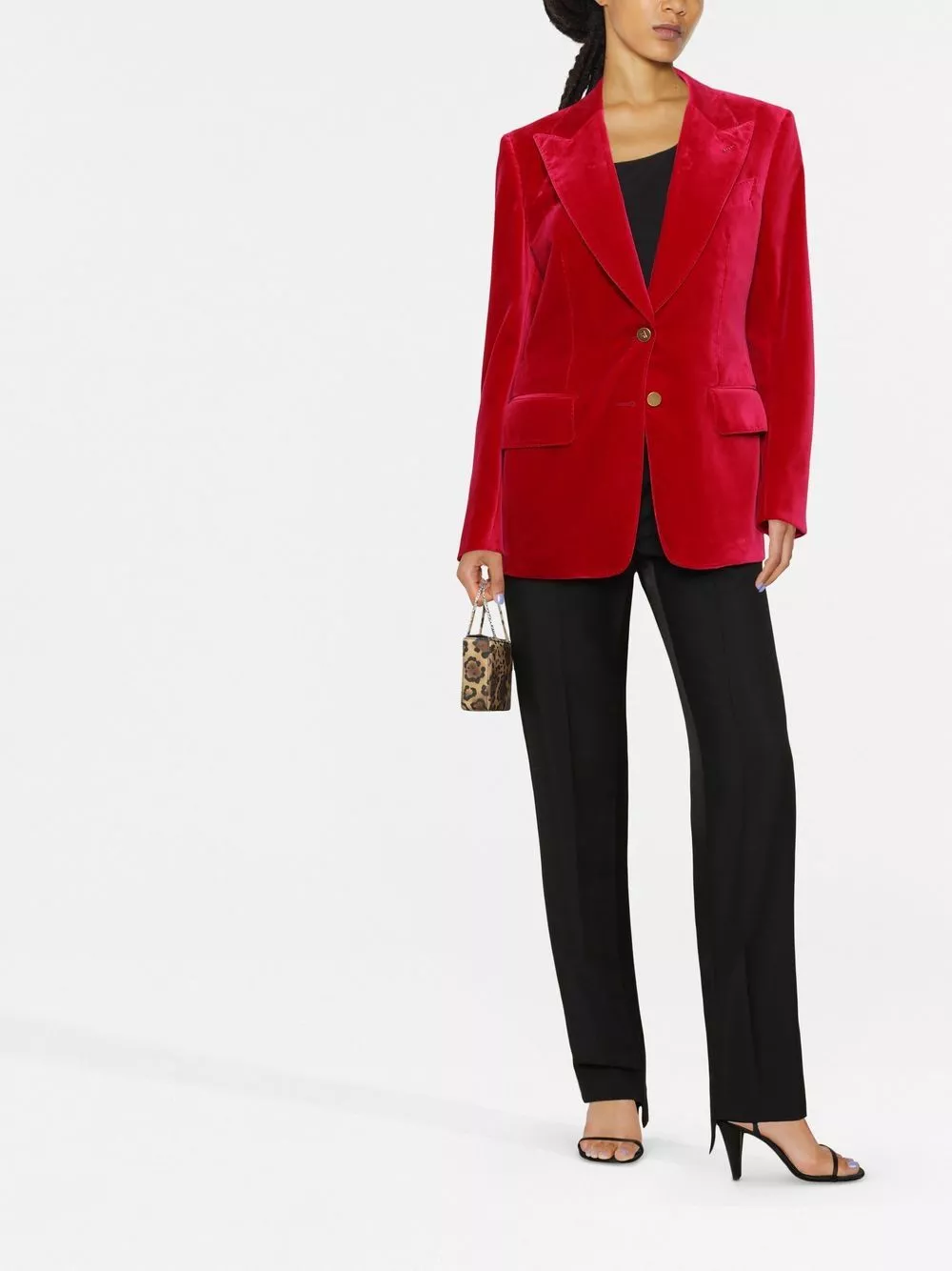 Affordable TOM FORD peak-lapel single-breasted blazer Women 0124