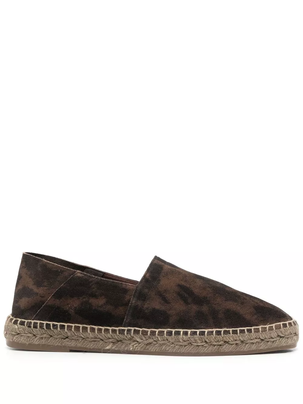 Cheap TOM FORD cheetah-print suede espadrilles Men 0125