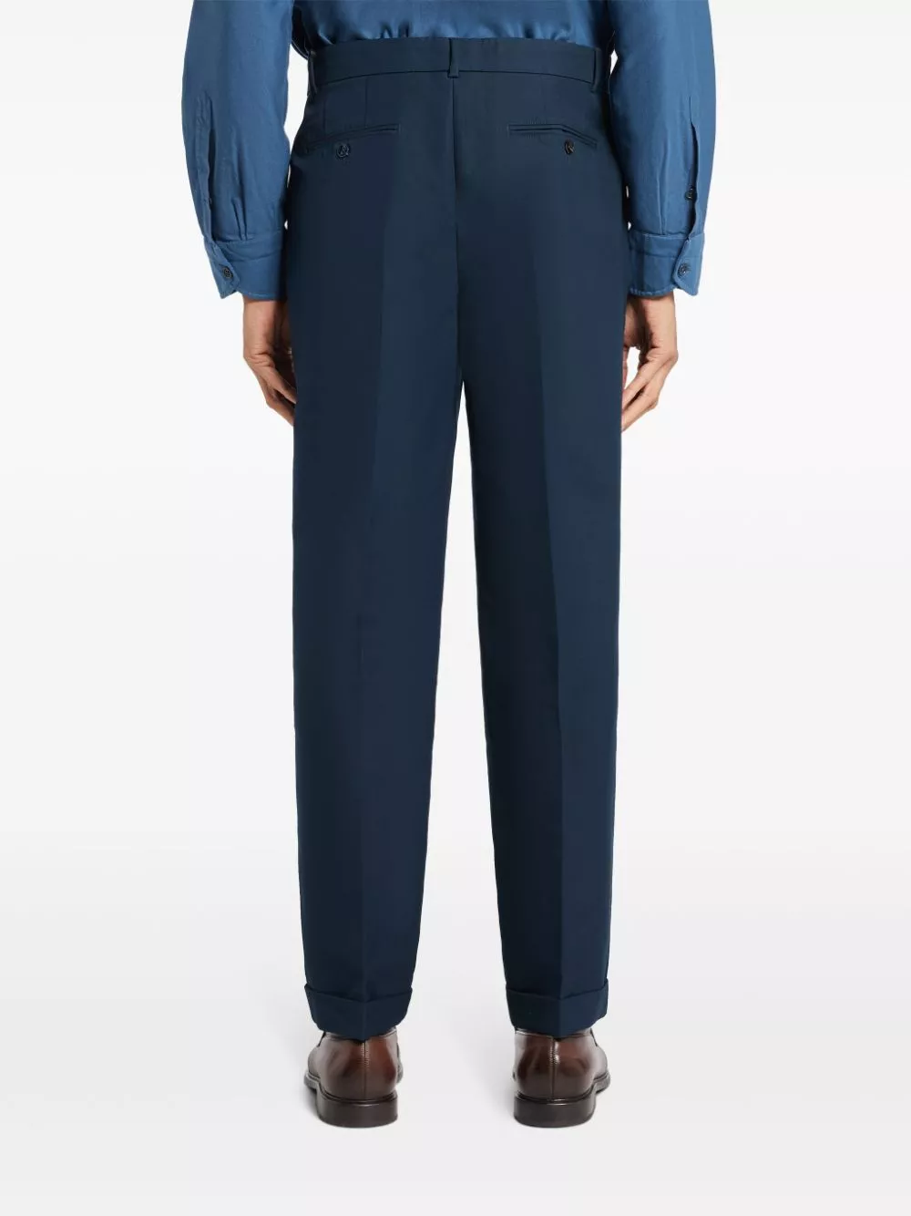 Affordable TOM FORD pleat-detail tapered trousers Men 0128