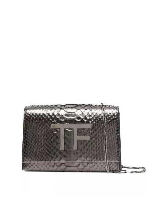 Cheap TOM FORD Disco python-embossed mini bag Women 0202