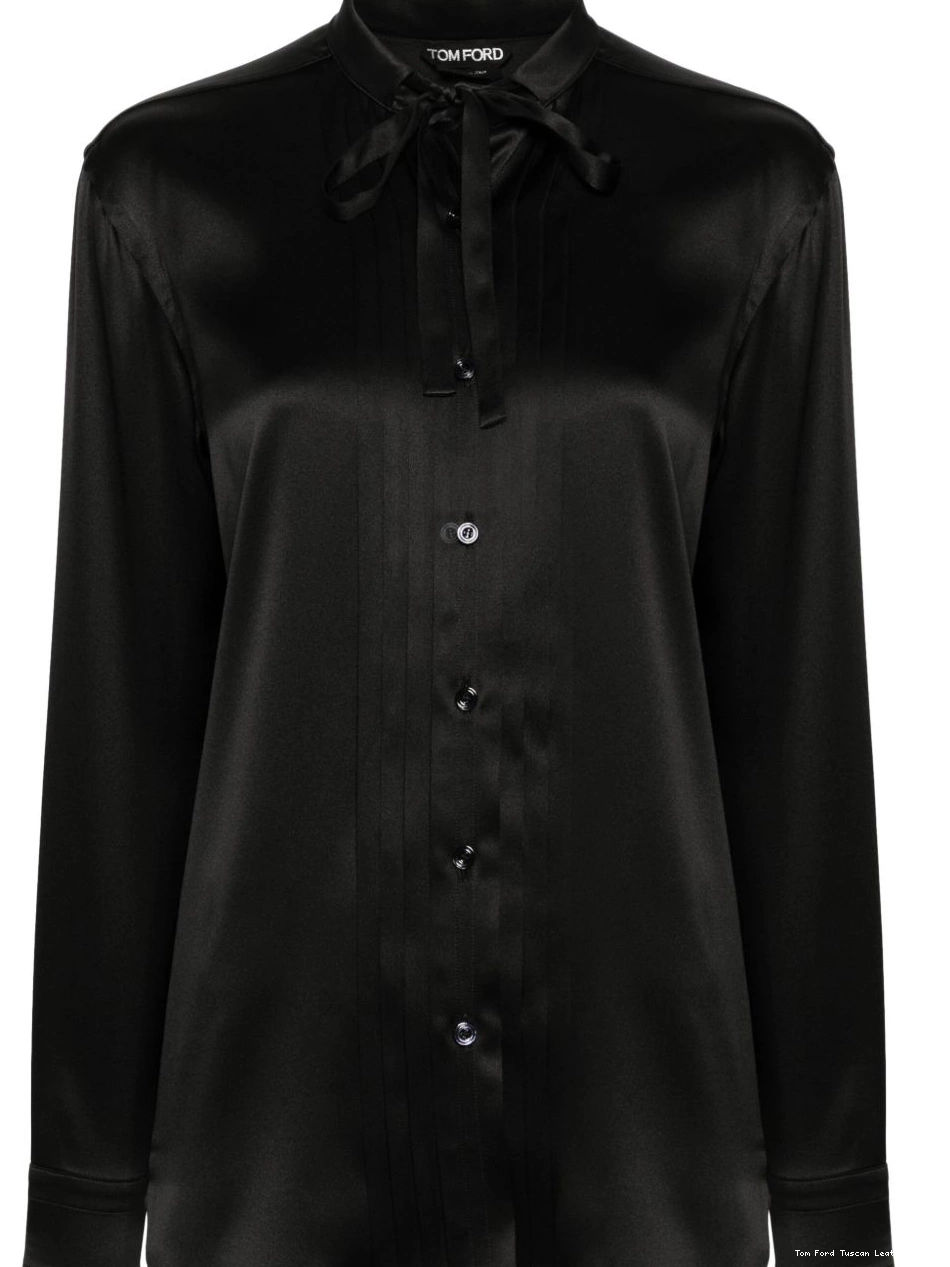 Affordable FORD pintuck-detail TOM blouse Women 0208