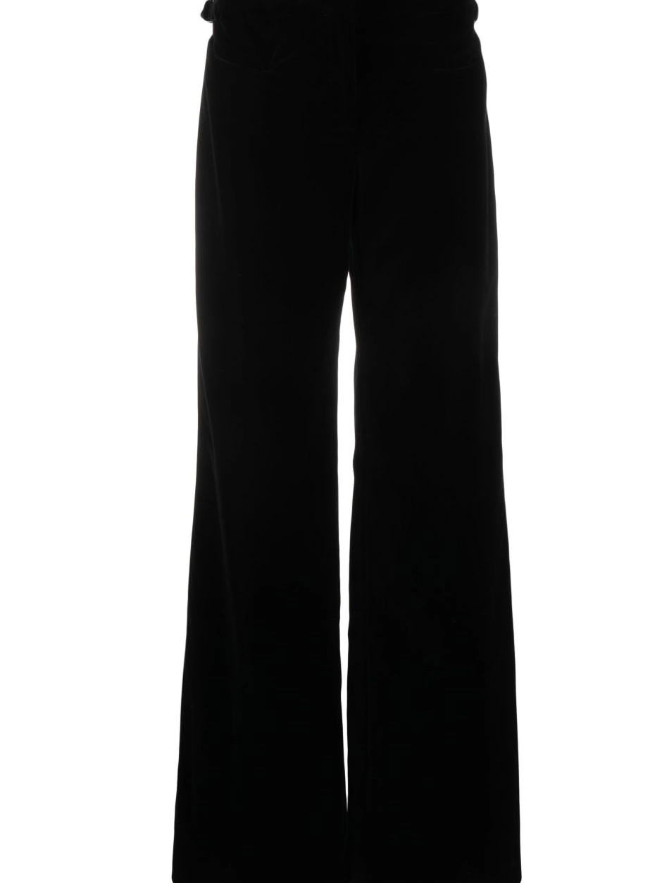 Cheap high-waist FORD trousers TOM wide-leg Women velvet 0215