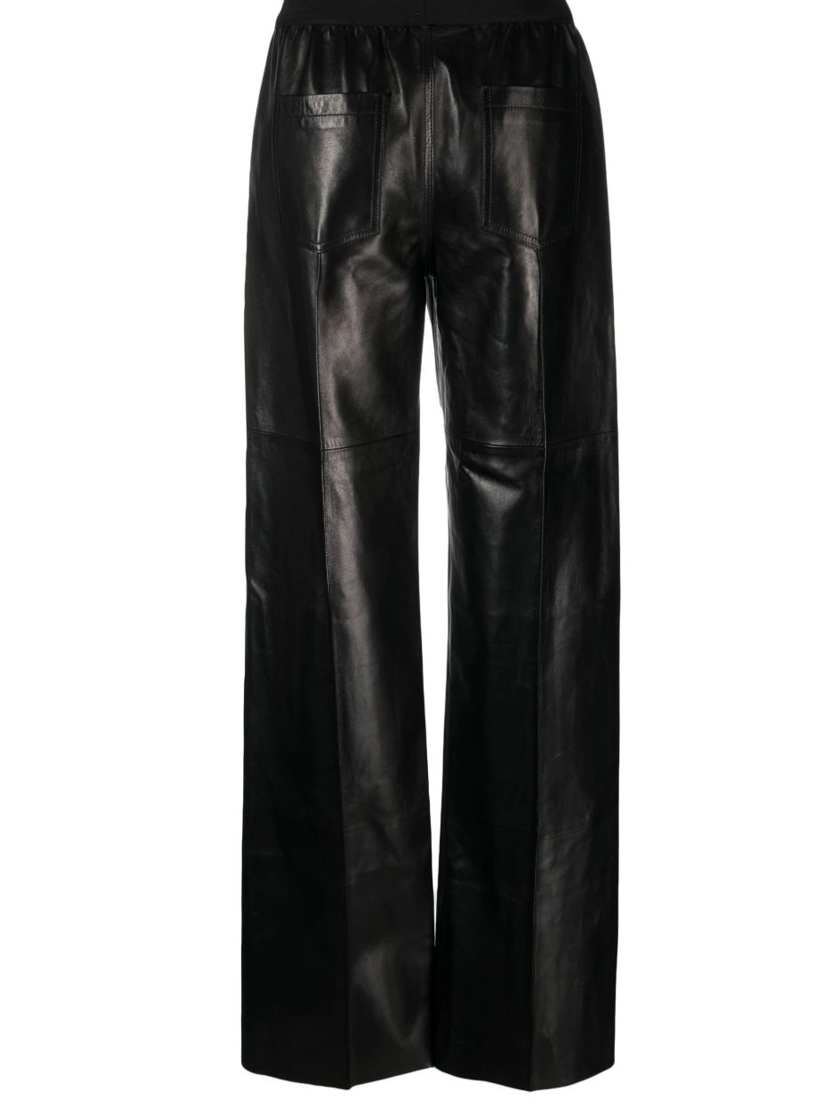 Affordable trousers TOM FORD leather logo-waistband Women 0218