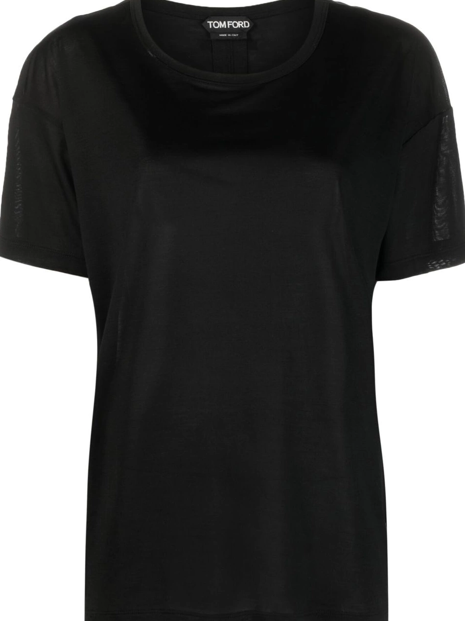 Affordable silk short-sleeved Women FORD T-shirt TOM 0211