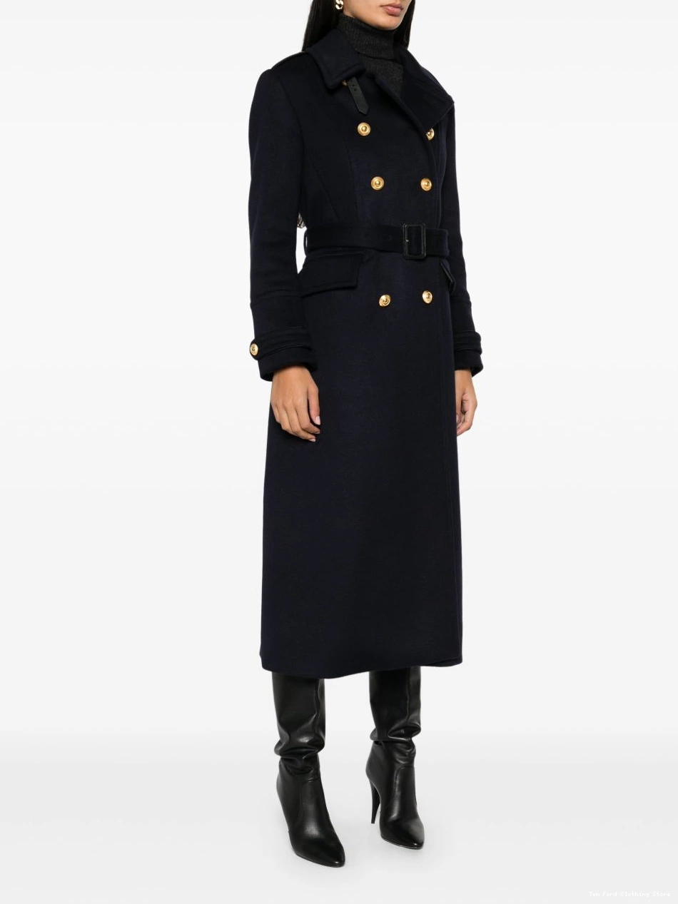 Affordable military coat double-breasted TOM FORD Women 0219