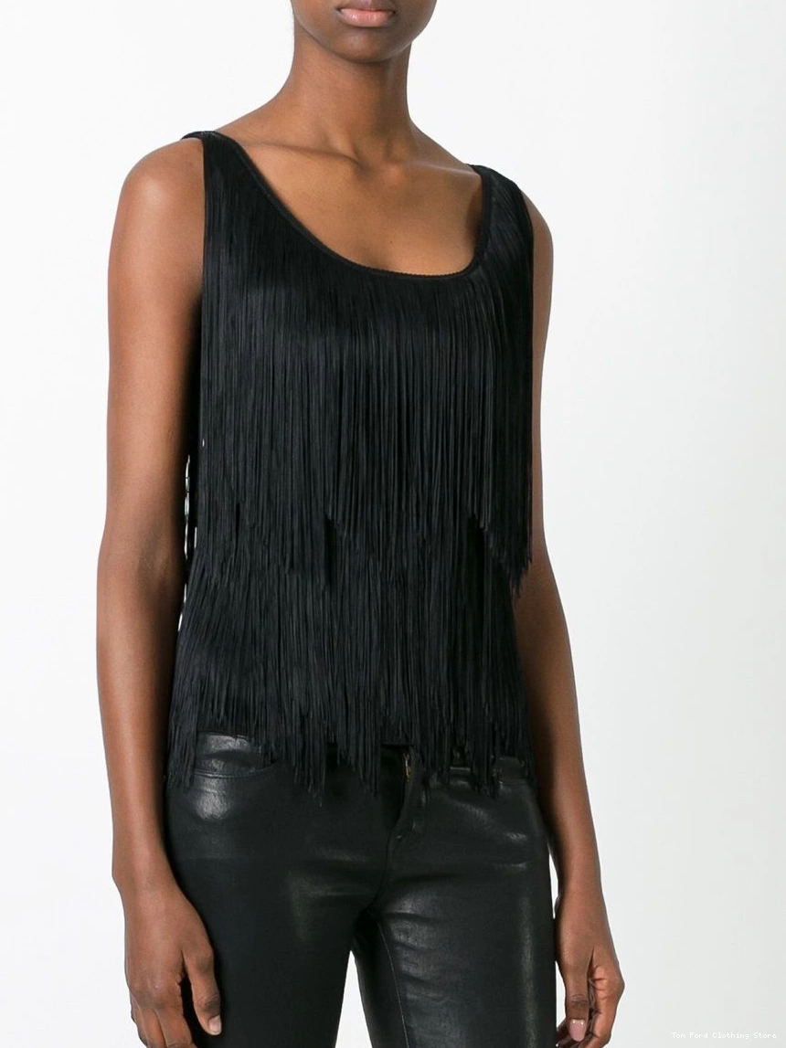 Cheap Women TOM FORD fringed tank 0218