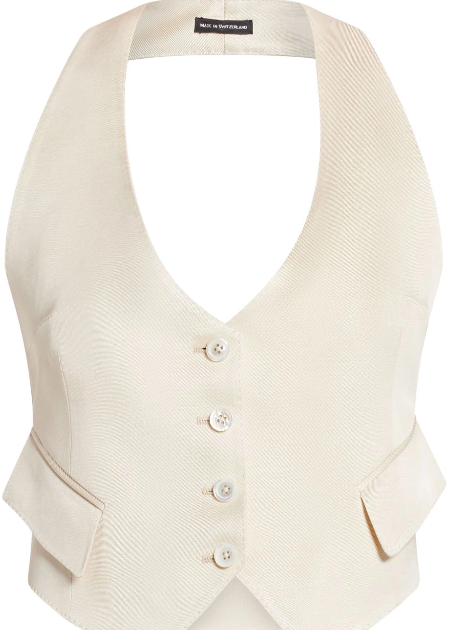 Affordable FORD TOM twill waistcoat open-back Women 0217