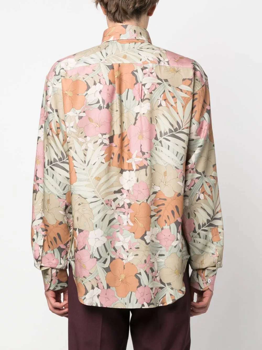 Affordable TOM FORD floral-print button-down shirt Men 0201