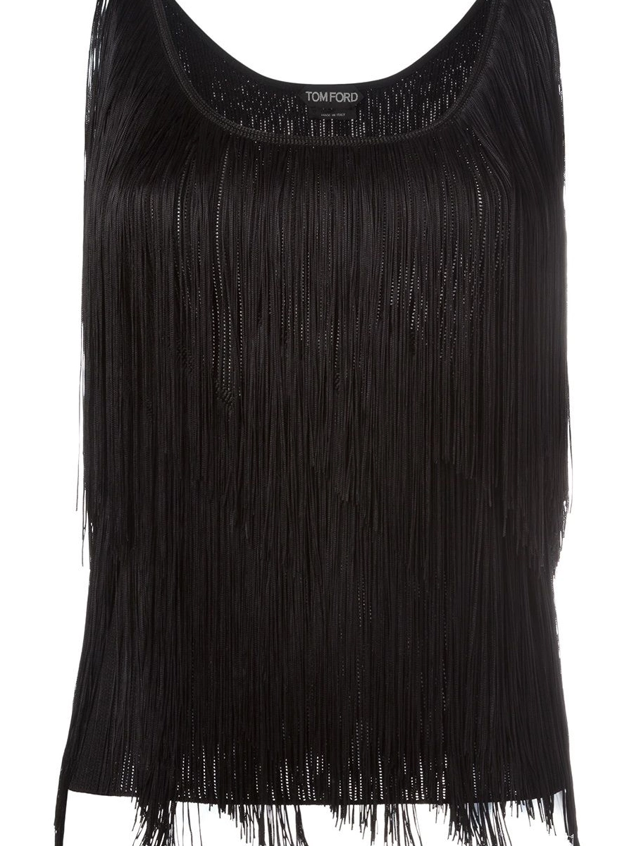 Cheap Women TOM FORD fringed tank 0218