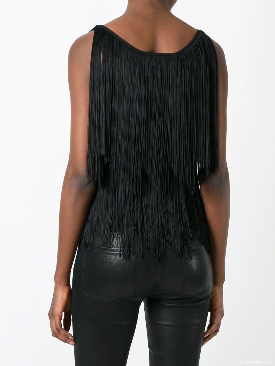 Cheap Women TOM FORD fringed tank 0218