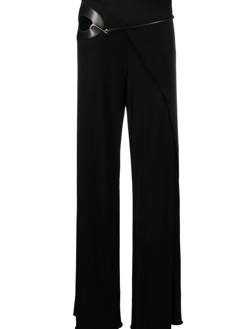 Affordable wide-leg trousers silk Women TOM cut-out FORD 0217