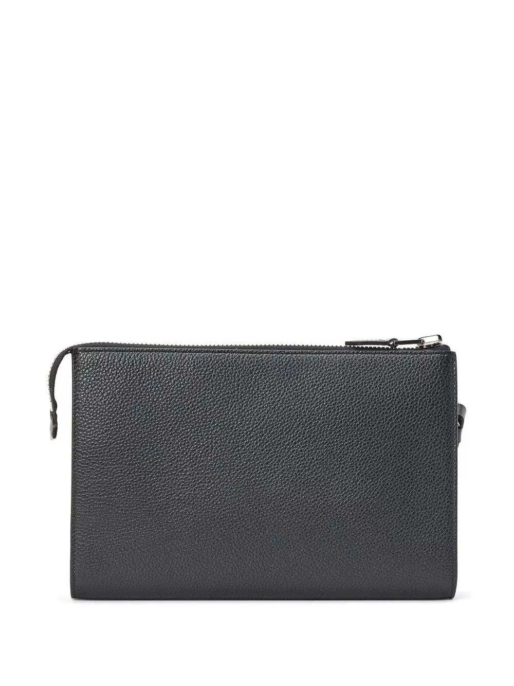 Cheap TOM FORD pebbled-leather logo-print clutch Men 0205