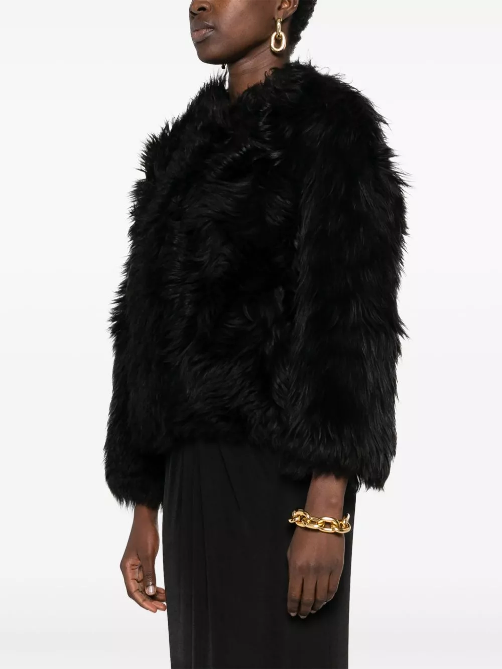 Affordable TOM FORD shearling fur jacket Women 0203