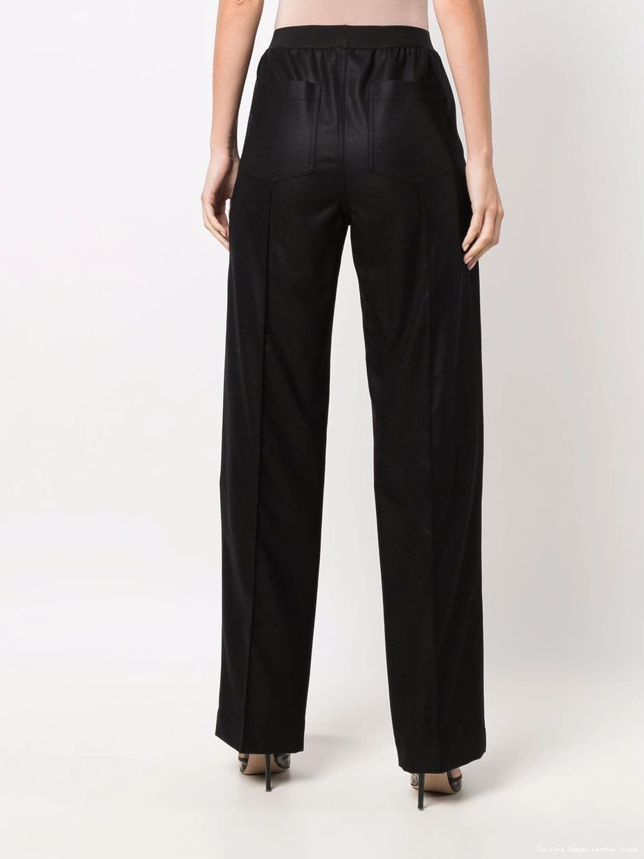 Affordable logo-waistband TOM trousers straight FORD Women 0215