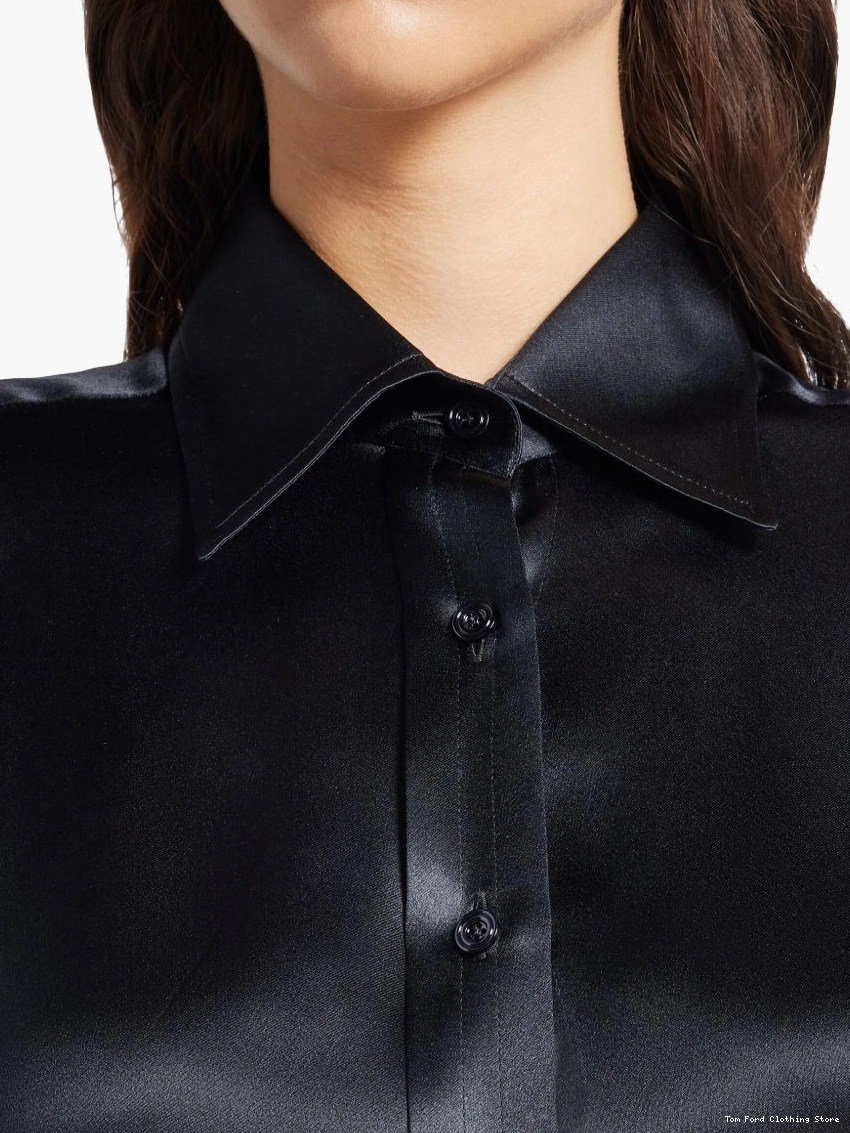 Affordable shirt TOM FORD silk-charmeuse Women 0214