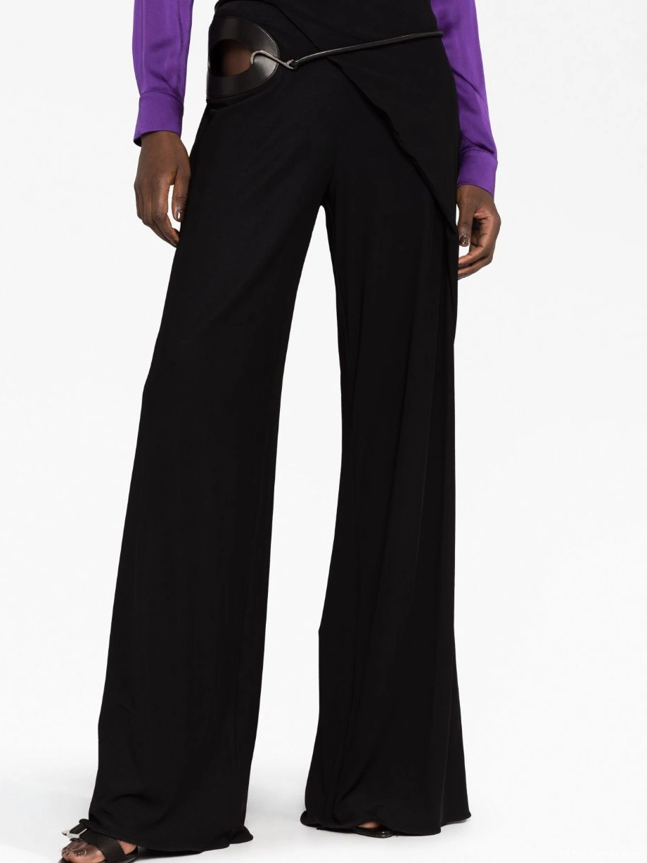 Affordable wide-leg trousers silk Women TOM cut-out FORD 0217