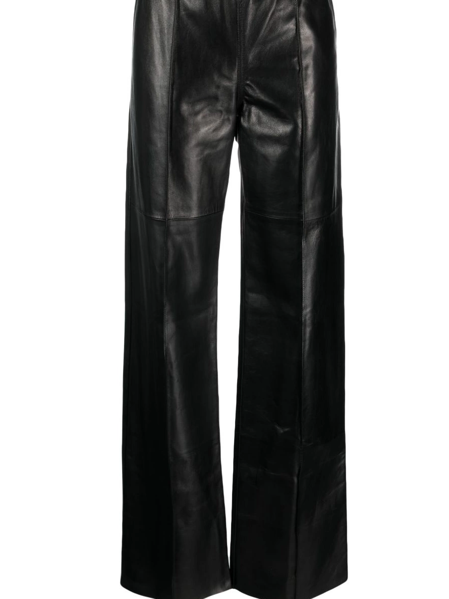 Affordable trousers TOM FORD leather logo-waistband Women 0218