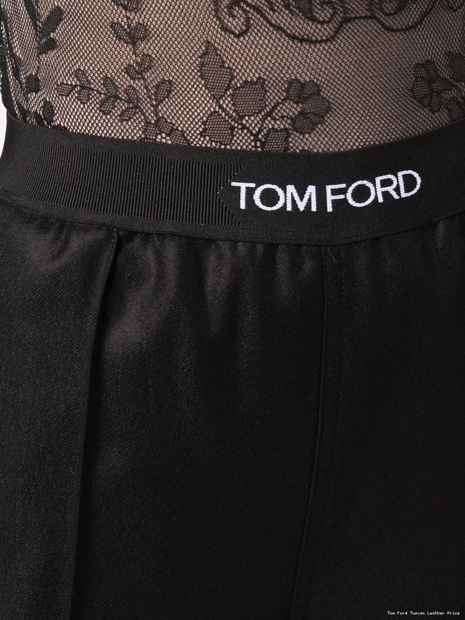 Affordable logo-waistband TOM trousers straight FORD Women 0215