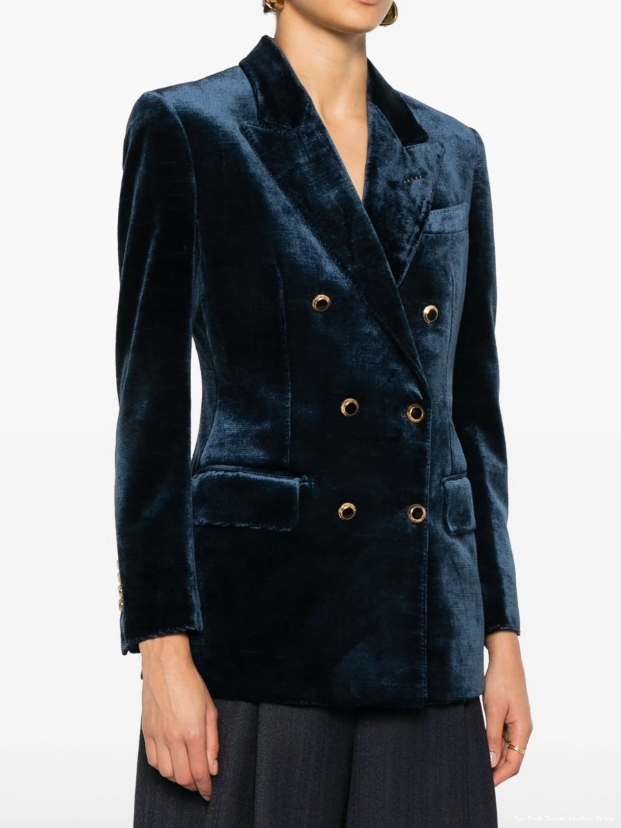 Affordable double-breasted velvet TOM blazer Women FORD 0211