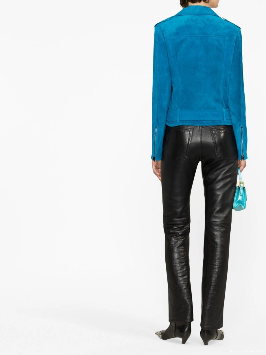 Affordable suede Women biker jacket TOM FORD 0222