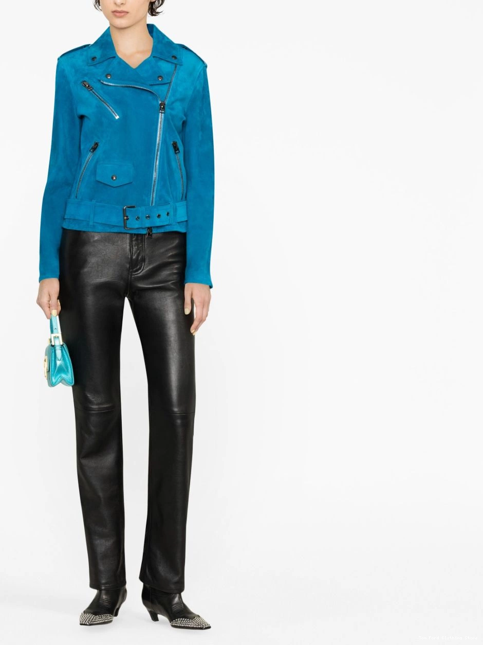 Affordable suede Women biker jacket TOM FORD 0222