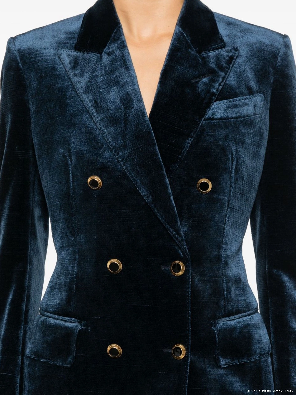 Affordable double-breasted velvet TOM blazer Women FORD 0211