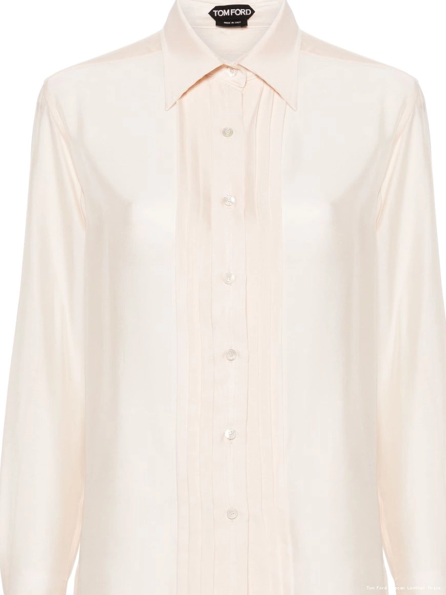 Affordable shirt silk TOM pleat-detail FORD Women 0209