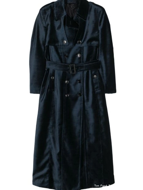 Affordable trench Women coat FORD belted TOM velvet 0312