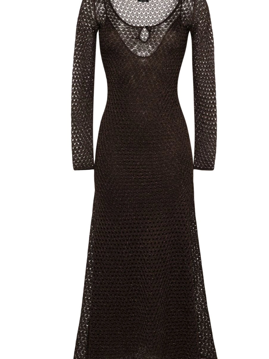 Affordable maxi lurex-detailed Women FORD knitted dress TOM 0310